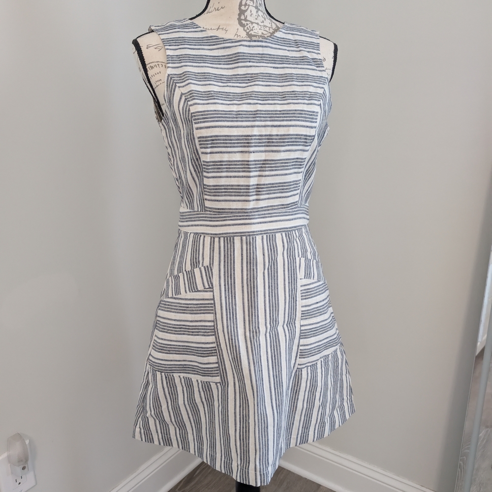 Striped Sleeveless Dress
